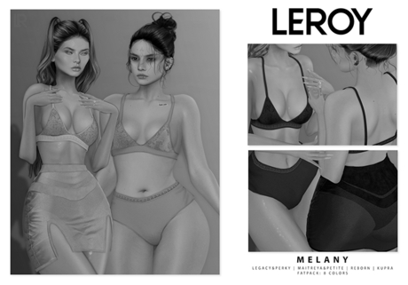 Second Life Marketplace - LEROY - Melany Lingerie - DEMO